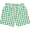 Marco Elastic Waist Plaid Seersucker Shorts, Calvin - Shorts - 1 - thumbnail