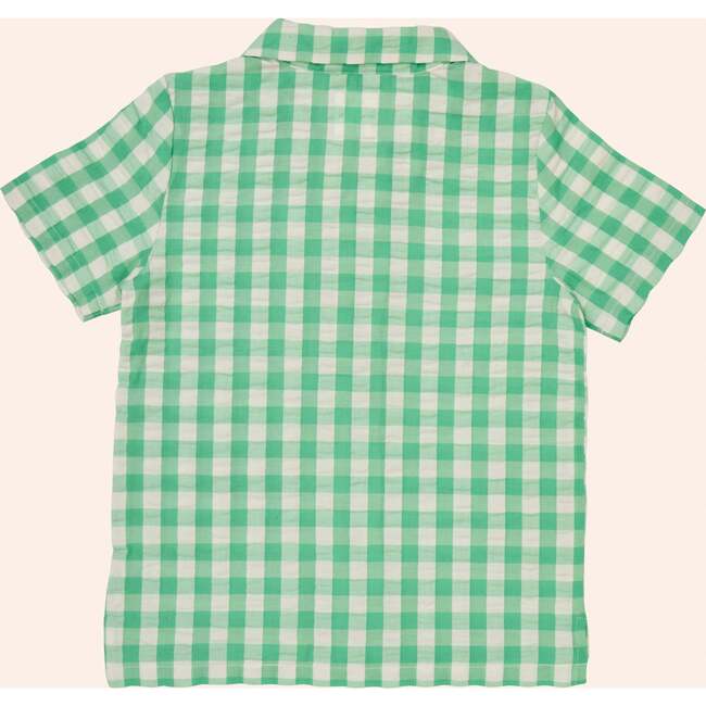 Nantucket 2-Pocket Plaid Seersucker Shirt, Calvin - Shirts - 3