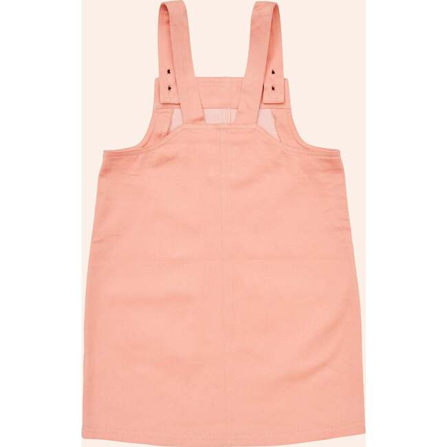 Sarasota 2-Pocket Pinafore Dress, Salmon - Dresses - 3