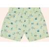 Ozark Elastic Waist Drawstring Swim Print Shorts, Riley - Swim Trunks - 3