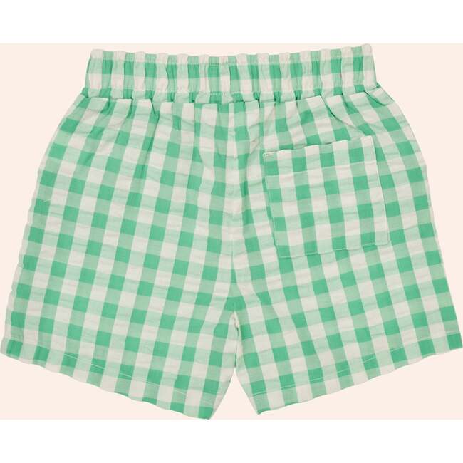 Marco Elastic Waist Plaid Seersucker Shorts, Calvin - Shorts - 3