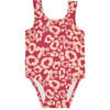 Baby Sanibel Print Sleeveless Swimsuit, Leo - One Pieces - 1 - thumbnail