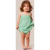 Tiburon Ruffled Smock Neck Strappy Romper, Calvin - Rompers - 4