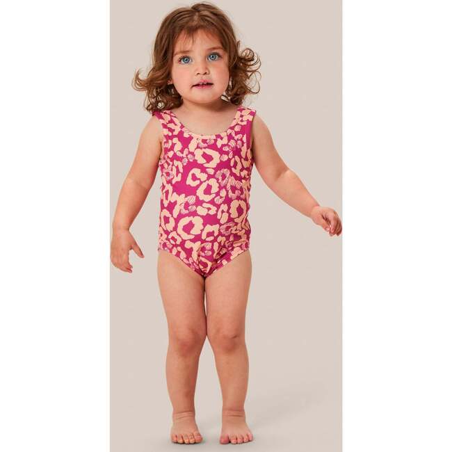 Baby Sanibel Print Sleeveless Swimsuit, Leo - One Pieces - 2