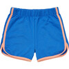Daytona Elastic Waist Piped Shorts, Palace Blue - Shorts - 1 - thumbnail