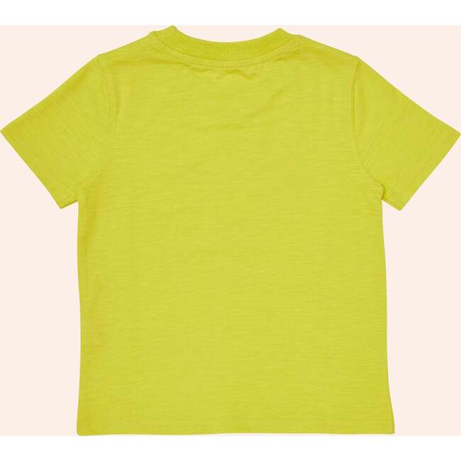 Azores Crew Neck Short Sleeve Print Tee, Yellow Plum - T-Shirts - 3