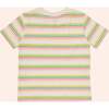 Azores Crew Neck Short Sleeve Print Striped Tee, Ginny - T-Shirts - 3