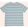 Azores Crew Neck Short Sleeve Print Striped Tee, Levi - T-Shirts - 3