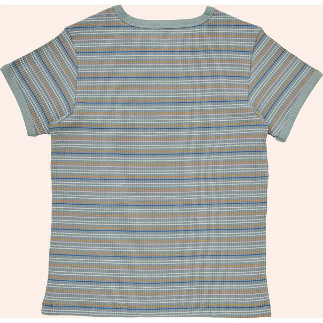 Anaheim Contrast Piped Ribbed Striped Tee, Hannah - T-Shirts - 3