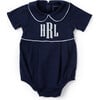 Palmer Boys Pima Cotton Bubble, Navy - Onesies - 2