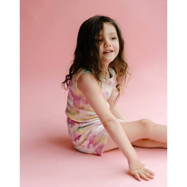 Noble Organic Waffle Tank Set, Rainbow Sherbet - Pajamas - 3