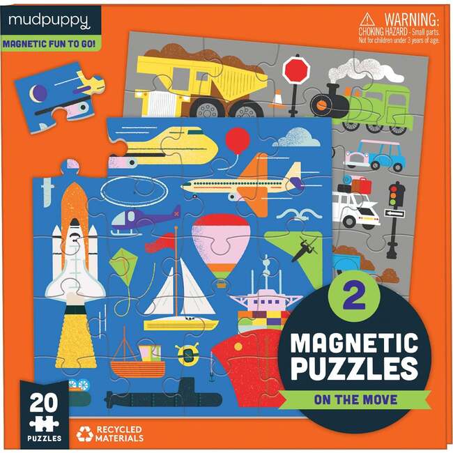 Magnetic Puzzle Set: On the Move and Bugs & Birds, multi - Puzzles - 3