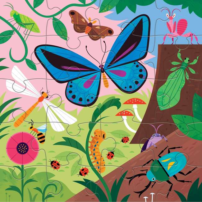 Magnetic Puzzle Set: On the Move and Bugs & Birds, multi - Puzzles - 7