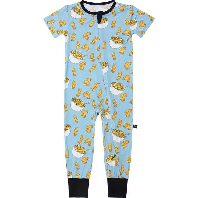 Mac and Cheese Bamboo Convertible Romper, Blue