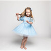 Ella Twirl Tulle Dress, Blue - Dresses - 2