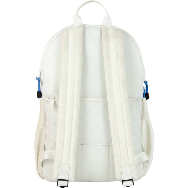 Large Hook & Loop Becco Backpack, Cream - Backpacks - 5