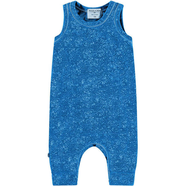 Baby Ultra Light French Terry Burn Out Tank, French Blue