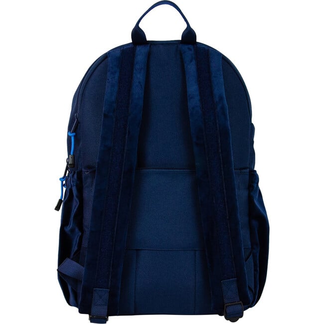 Large Hook & Loop Becco Backpack, Navy - Backpacks - 5