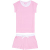 Women's Jersey Short Sleeve Set, Peony - Pajamas - 1 - thumbnail