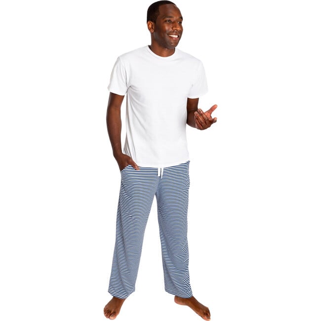 Men's Marina Jersey Pajama Pant, Navy - Pajamas - 2