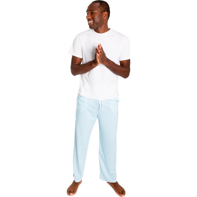 Men's Jersey Pajama Pant,  Sky Blue - Pajamas - 2