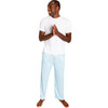 Men's Jersey Pajama Pant,  Sky Blue - Pajamas - 2