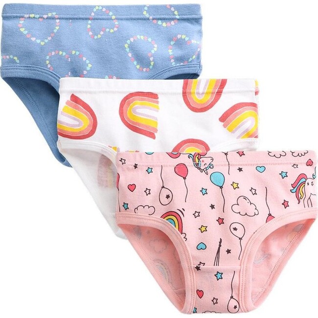 Hearts Underwear, Multicolors (Pack Of 3)