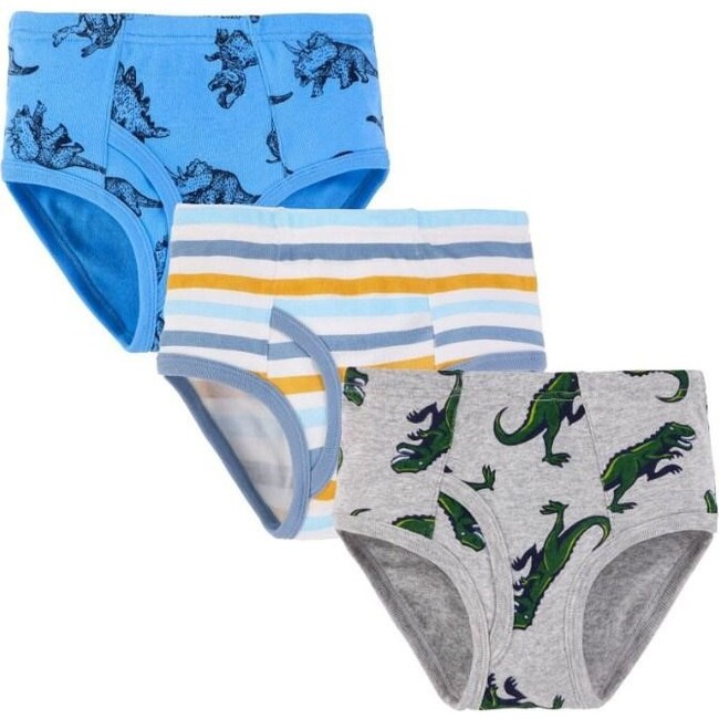 Dinsoaurs Underwear, Multicolors (Pack Of 3)