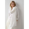Cashmere Travel Wrap, Soft White - Scarves - 2