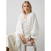 Cashmere Travel Wrap, Soft White - Scarves - 3