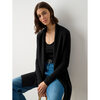 Essential Cashmere Trapeze Cardigan, Black - Cardigans - 3