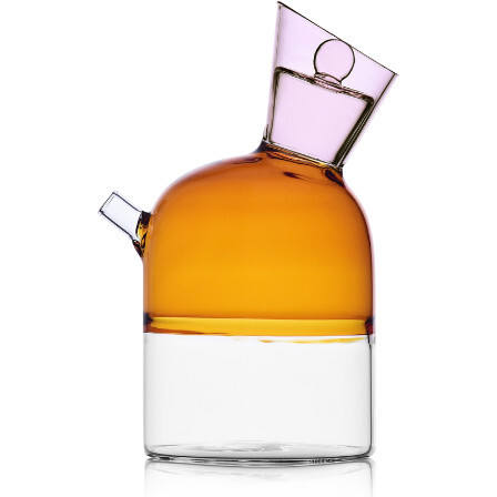Whimsical Oil Bottle, Amber