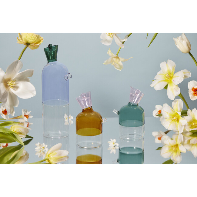 Whimsical Oil Bottle, Teal - Tabletop - 3