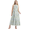 Women's Hilde Halter Dress, Multi Floral - Dresses - 1 - thumbnail