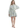 Women's Louisa Tunic Mini Dress, Multi Floral - Dresses - 1 - thumbnail