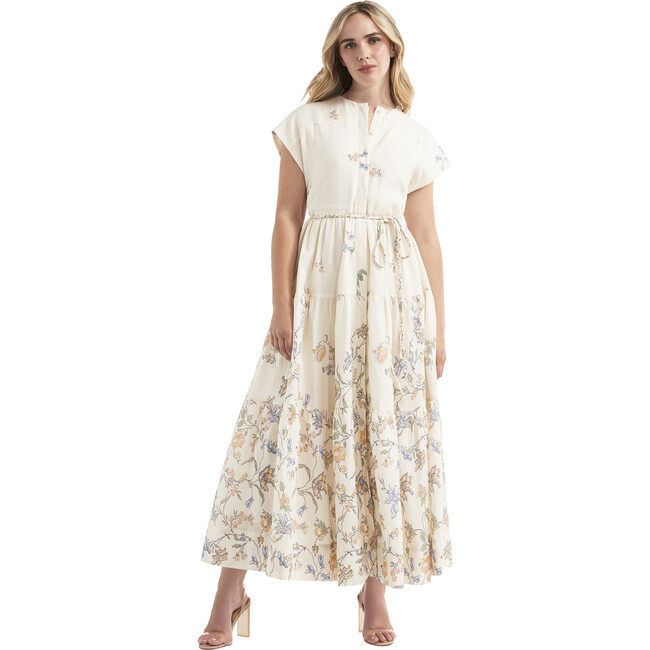 Women's Irma Tiered Maxi Dress, Vintage Floral