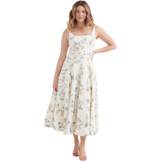 Women's Ana Panel Dress, Vintage Floral