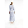Women's Zoey Jo Tiered Maxi Dress, Blue Floral - Dresses - 2