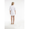 Women's Magdalena Flounce Dress, White - Dresses - 2
