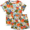 2-Piece Short Sleeve Tee And Short Playset, Camp - Mixed Apparel Set - 1 - thumbnail