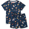 2-Piece Short Sleeve Tee And Short Playset, Space Exploration - Mixed Apparel Set - 1 - thumbnail