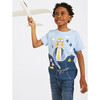 Amelia Earhart Graphic Short Sleeve Trailblazer Tee, Blue - Tees - 2