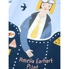 Amelia Earhart Graphic Short Sleeve Trailblazer Tee, Blue - Tees - 3