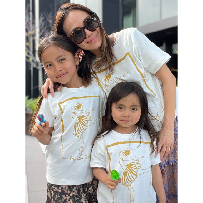 Women's Maria Tallchief Short Sleeve Reimagined Trailblazer Tee, White - Tees - 2