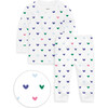The Organic Long Sleeve Pajama Set, Jelly Bean Hearts - Pajamas - 1 - thumbnail