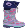 Sketch Swirl Insulated Winterprene Rain Boot, Purple - Boots - 1 - thumbnail