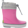 Warm-Lined Element Rain Boot, Pink - Boots - 1 - thumbnail