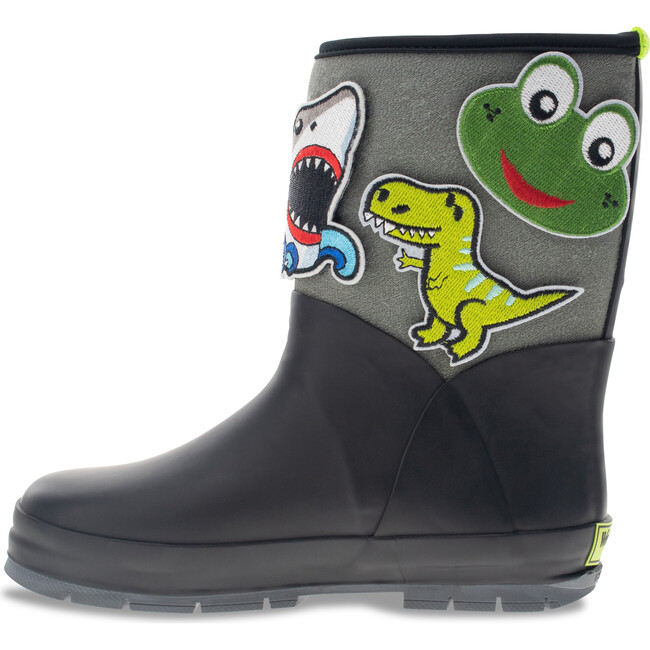 Puddle Patch Rain Boot, Black - Boots - 2