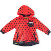 Lucy Ladybug Raincoat, Red - Raincoats - 1 - thumbnail