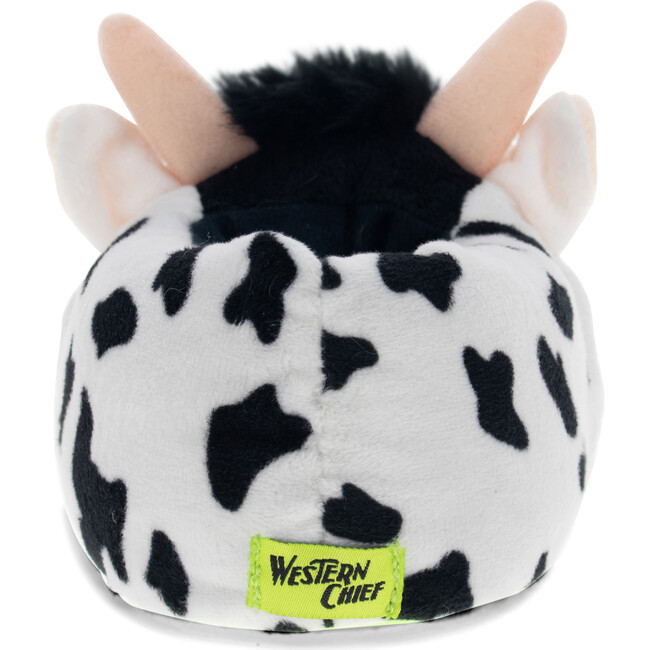 Udderly Adorable Cow Slipper, Black - Slippers - 2